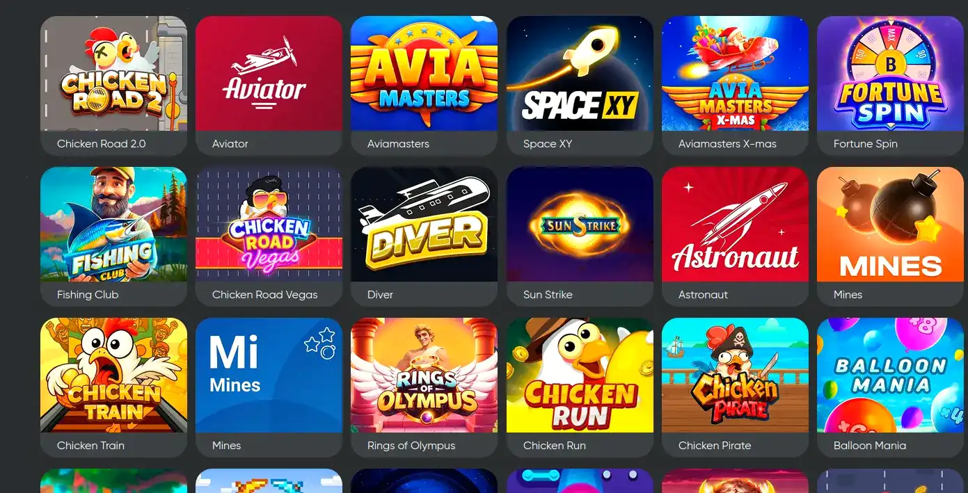 Интерфейс казино Йорлут с игровыми автоматами